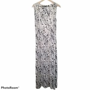 Vince Camuto Faux Wrap Maxi Dress 1X Animal Print